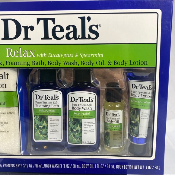Dr Teal's Eucalyptus Epsom Salt Body Gift Set NEW - Picture 4 of 10